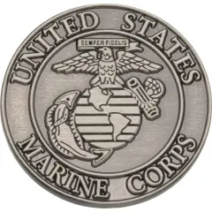 EagleEmblems P62550 PIN-USMC Logo,Pewter (1'')