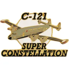 C-121 Super Constellation Airplane Pin 1 1/2"