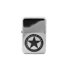 Lighter - God Bless Texas High Polish Chrome