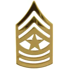 EagleEmblems P15257 Rank-Army,E9,STAF.SGT.MAJ (GLD) (1'')