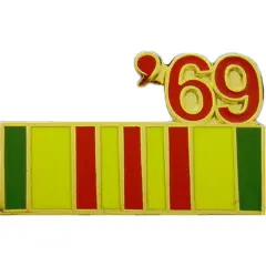 Vietnam 69' Ribbon Pin 7/8"