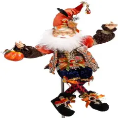 Mark Roberts Mark Roberts Halloween North Pole Jack O' Lantern Elf, Medium - 18.5" Orange