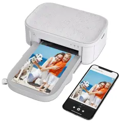 HP Sprocket Studio Plus Portable Printer, 4x6" WiFi Instant Photo Printer for iOS & Android Devices