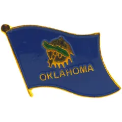 Oklahoma Flag Pin 1"