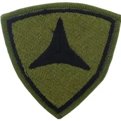 U.S.M.C. 3rd Marine Division Patch Green 3"