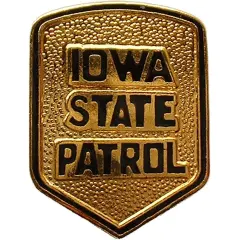 Iowa State Patrol Pin 1"