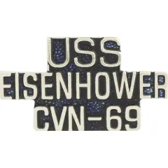 U.S. Navy USS Eisenhower CVN-69 Pin 1"
