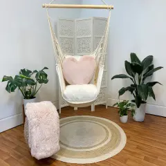 Calloway Mills Ivory Cloud Hammoch Chair