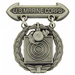 EagleEmblems P16373 BDG-USMC,Pistol,Basic (LRG) (1.5'')