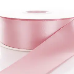 1.5" Double Faced Satin Ribbon Dusty Rose