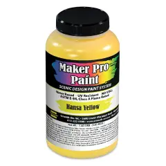 Smooth-On Maker Pro Acrylic-Urethane Paint - Hansa Yellow, 16 oz