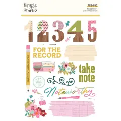 Noteworthy Rub-Ons 6"X8"-2/Pkg