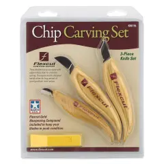 Flexcut Chip Carving Tools - Set of 3