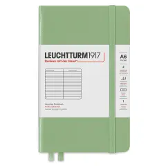 Leuchtturm1917 Ruled Hardbound Notebook - Sage, 3-1/2" x 6"