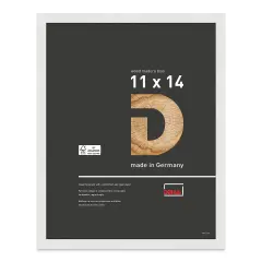 Deha Design Fontana Wood Frame - White, 11" x 14"