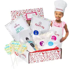 BAKETIVITY Kids Baking DIY Activity Kit - Bake Delicious Vanilla Cake Pops with Pre-Measured Ingredients