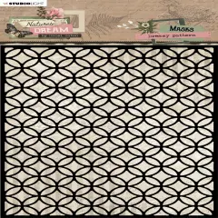 Studio Light HEN Natures Dream 5.9"X8.25" Stencil-Nr. 237, Dreamy Pattern