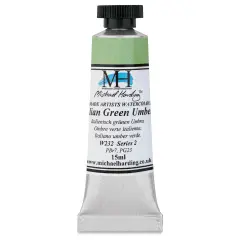 Michael Harding Artists Watercolor - Italian Green Umber, 15 ml