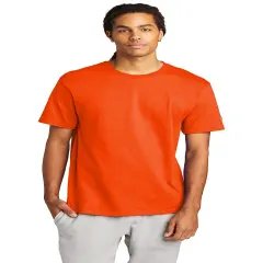 Champion &reg; Heritage Jersey Crew Neck Short Sleeve Tee Shirt For Adult Orange