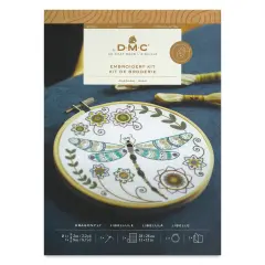 DMC The Designer Collection Embroidery Kits - &ldquo;Dragonfly&rdquo; by Un Chat dans l'Aiguille, Advanced
