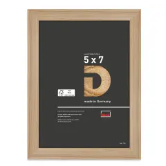 Deha Design Fontana Wood Frame - with Easel Back, Natural Oak, 5" x 7"