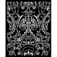 Stamperia Stencil 7.87"X9.84"-Sir Vagabond In Fantasy World Metal Deco