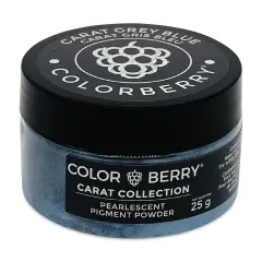 Colorberry Carat Collection Dry Resin Pigment - Grey Blue, 25 g, Jar