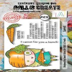 AALL And Create A7 Photopolymer Clear Stamp Set-Carrot