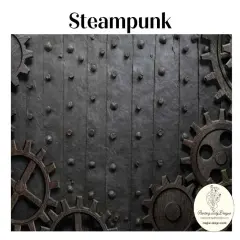 Steampunk Decoupage -Mixed Media Art Papers for Decoupage and Crafting (Medium 18x24)