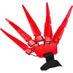 Adult's Red Articulating Finger Glove Right Hand Costume Accessory