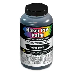 Smooth-On Maker Pro Acrylic-Urethane Paint - Carbon Black, 16 oz