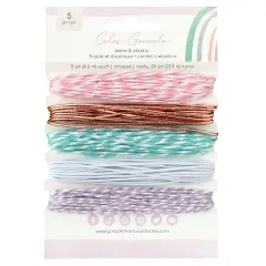 American Crafts Rainbow Avenue Trim Pack-5/Pkg
