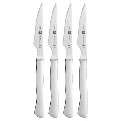 ZWILLING 4-pc Stainless Steel Serrated Steak Knife Set