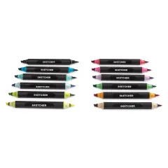 Molotow Sketcher Twin Graphic Markers - Main Kit 2, Set of 12