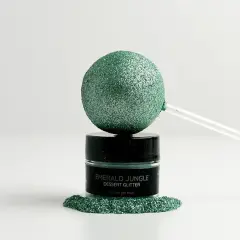 Shine Dessert Glitter: "Emerald Jungle" - Green Edible Dessert Glitter