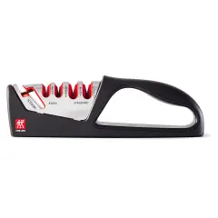 ZWILLING Razor-Sharp 4-Stage Pull Through Knife Sharpener with Shear Sharpener