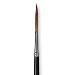 Da Vinci Kolinsky Red Sable Brush - Extra Long Pointed Liner, Long Handle, Size 12