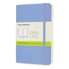 Moleskine Classic Soft Cover Notebook - Light Blue, Blank, 5-1/2" x 3-1/2"