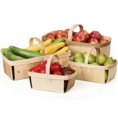 Roof Basket Works Inc Harvest Basket Set Pack of 4 Different Sizes