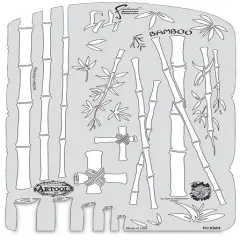 Iwata Artool Freehand Template - Kanji Master Bamboo