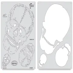 Iwata Artool Freehand Template - Horror of Skull Master Heads Up