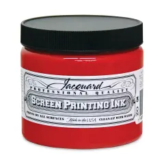 Jacquard Screen Printing Ink - Bright Red, 16 oz