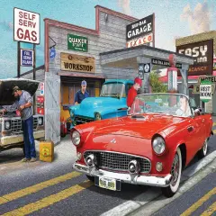 Sunsout Red Oak Service Station 500 pc Jigsaw Puzzle 42318