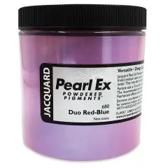 Jacquard Pearl-Ex Pigment - 4 oz, Duo Red-Blue, Jar