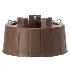Plastic Christmas Tree Stand With Screw Fastener Brown