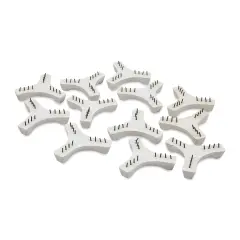 The Ceramic Shop B Series Kiln 12-Point Steel-Pointed Stilts - #6x12, Pkg of 12