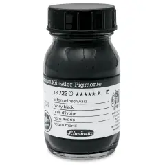 Schmincke Pigment - Ivory Black, 100 ml Jar