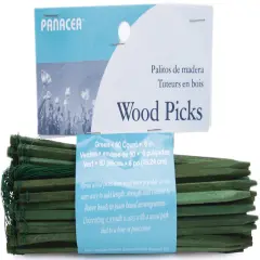 Panacea Wood Picks 6" 60/Pkg-Green