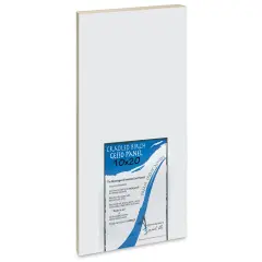 American Easel Gessoed Wood Painting Panel - 10" x 20", 7/8" Cradle