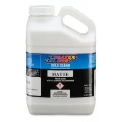 Createx UVLS Clear Top Coat - Matte, 1 Gallon